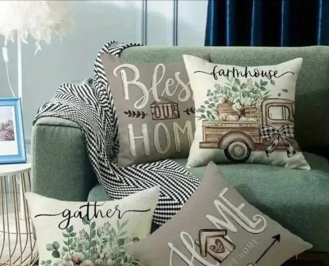 Quiet Morning set on a neutral couch